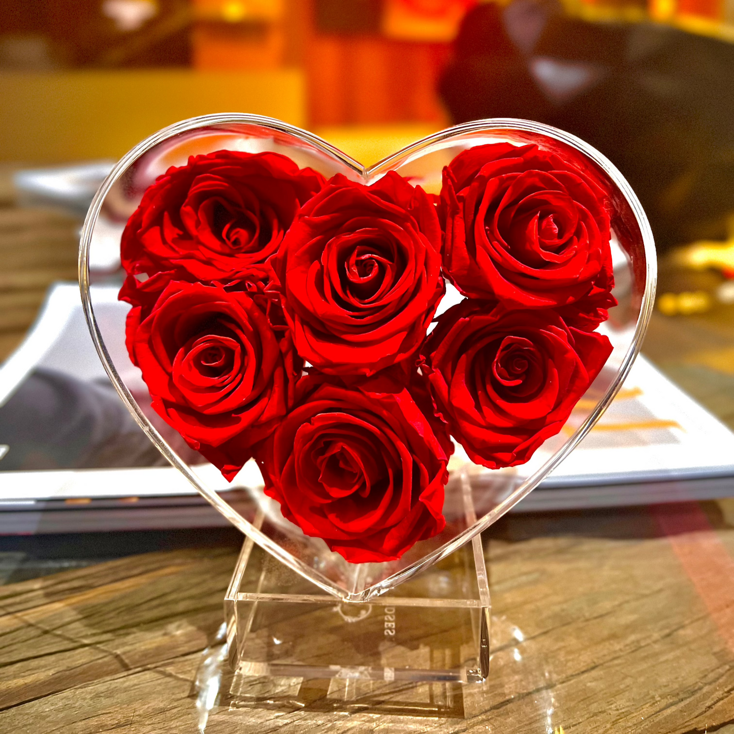 COEUR DE ROSE ROUGE