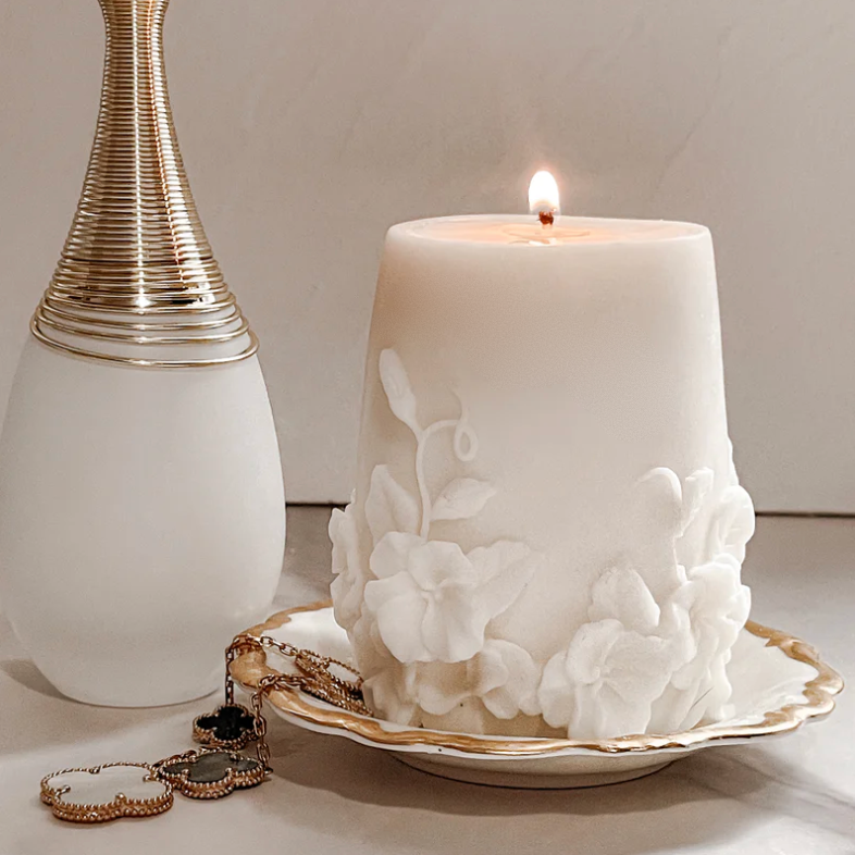 BLUMEN-KERZE – Infinity Roses