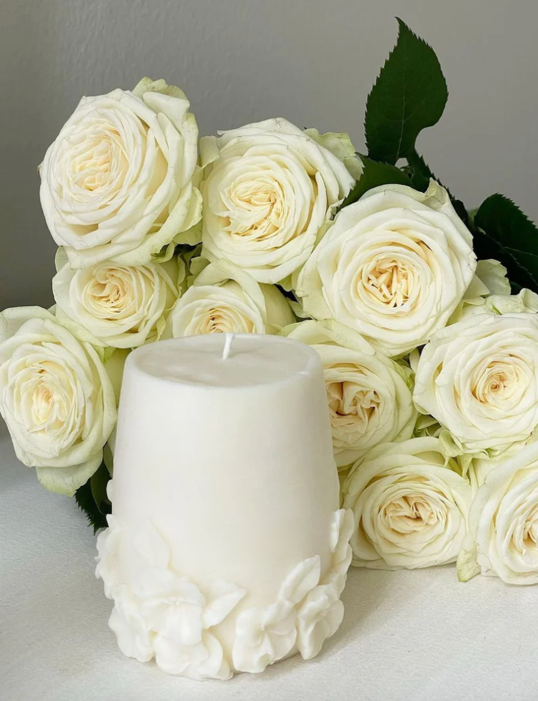 BLUMEN-KERZE